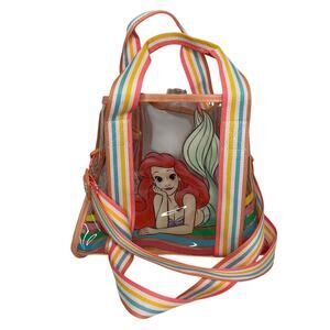 Disney The Little Mermaid Plastic Clear Swim Bag Beach